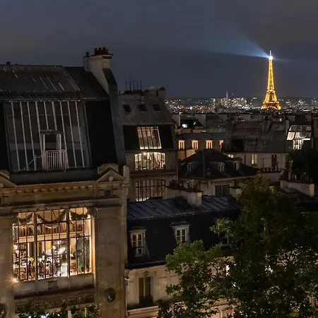 Vue Tour Eiffel / Sacré-coeur * Parigi